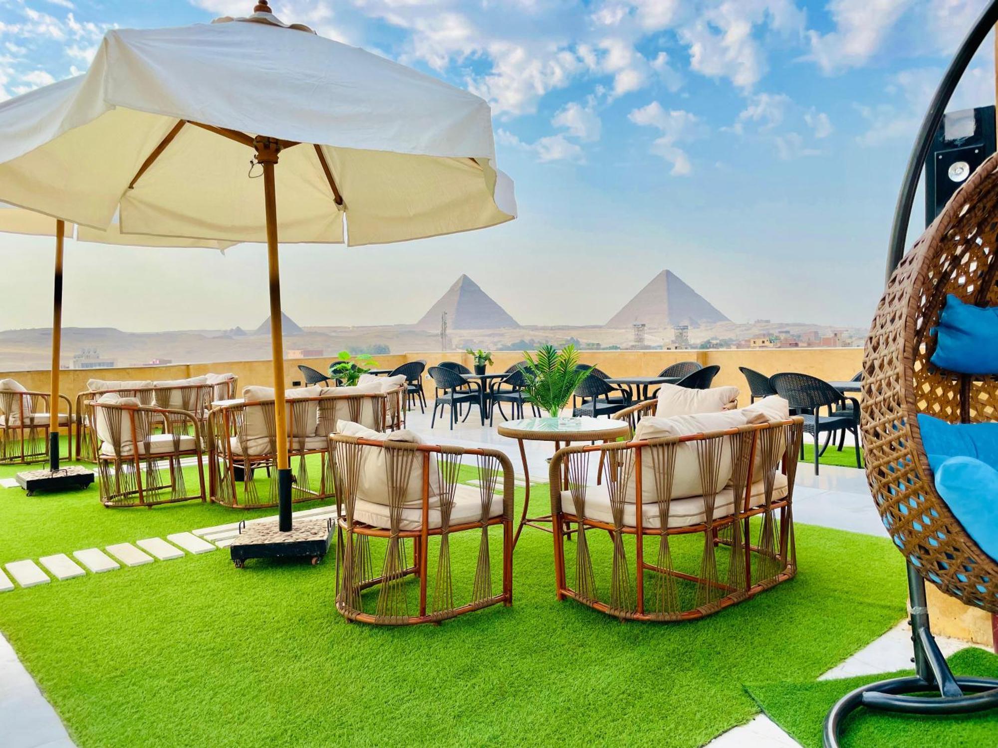 Palm Pyramids View Hotel Kafret el-Gabal Extérieur photo