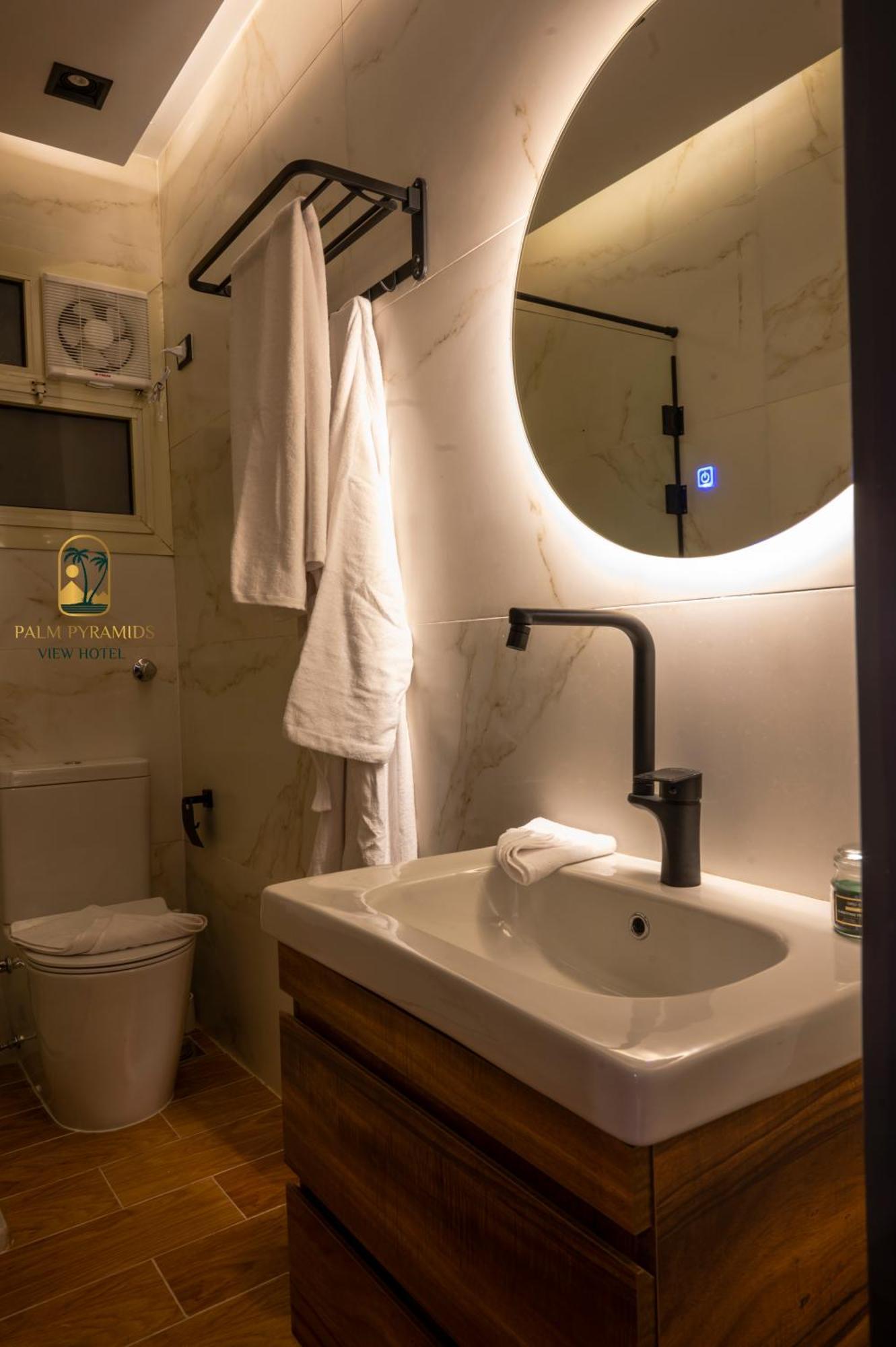Palm Pyramids View Hotel Kafret el-Gabal Chambre photo